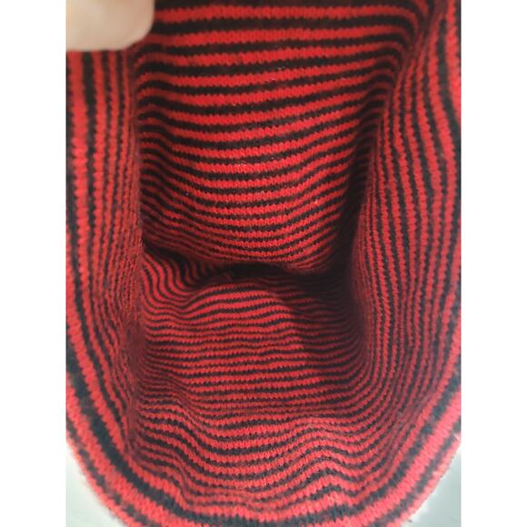 VINTAGE Marilyn Manson 1990s Antichrist Superstar Shock‎ Logo Beanie Authentic - Picture 7 of 7